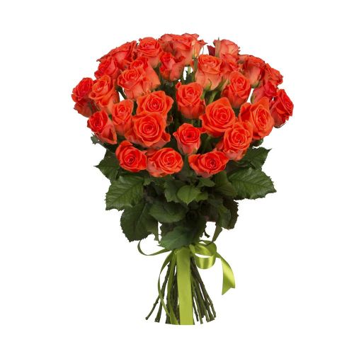 Купить 35 оранжевых роз с доставкой по Буинску