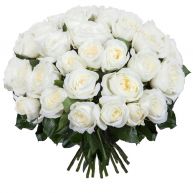 Букет из 45 белых роз